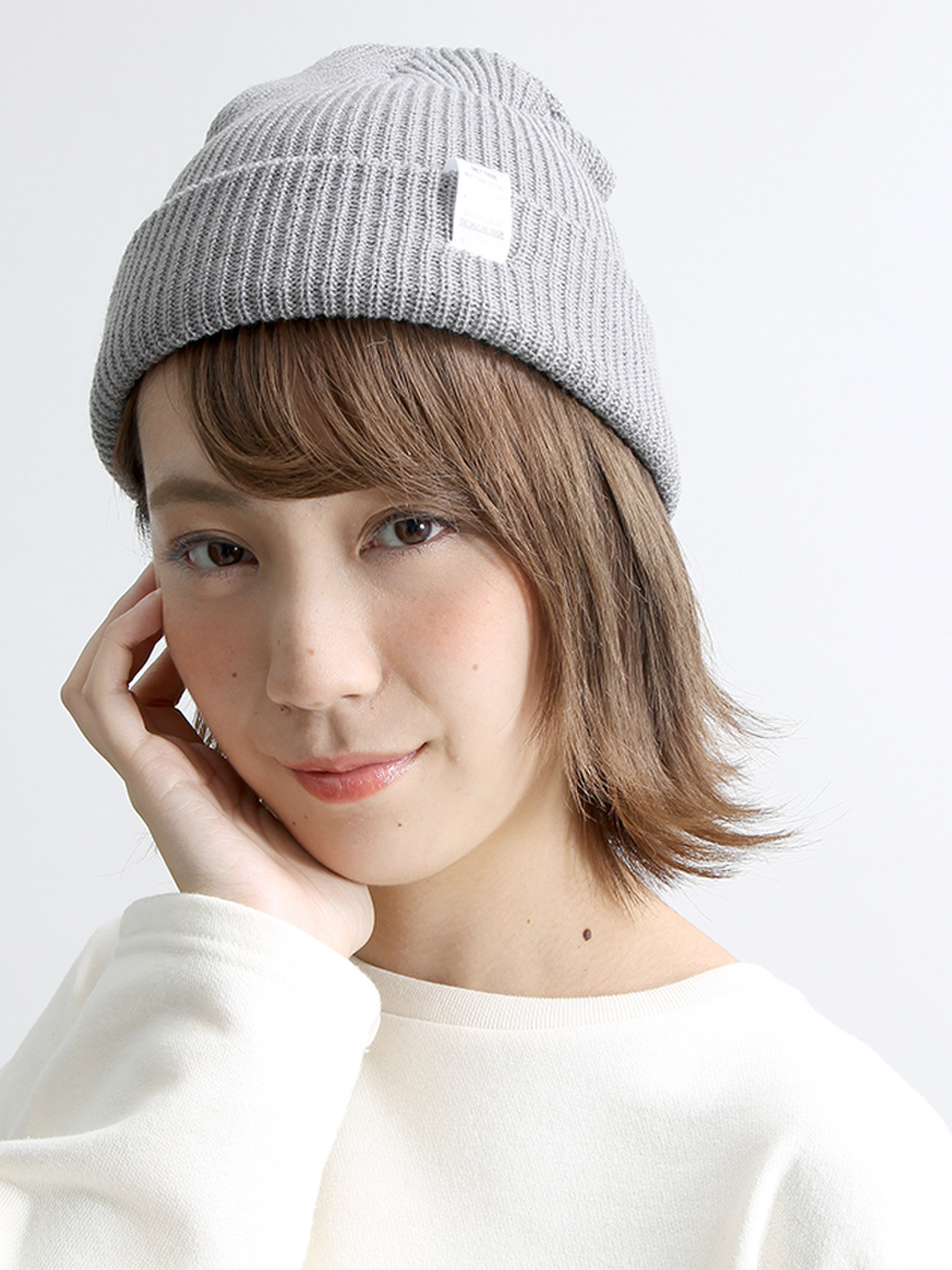 WEGO/カラーニットキャップ