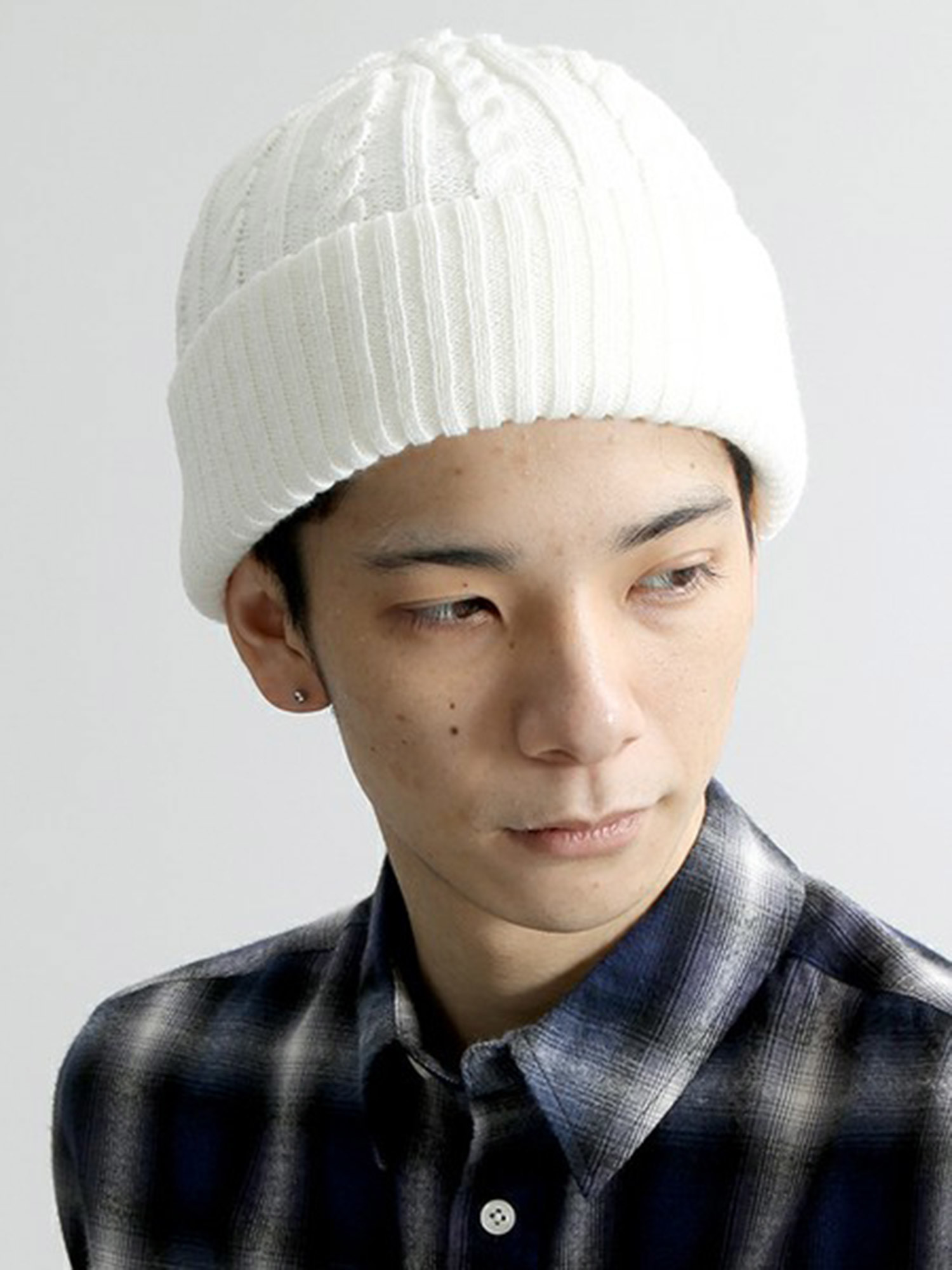 WEGO/ケーブルニットキャップ