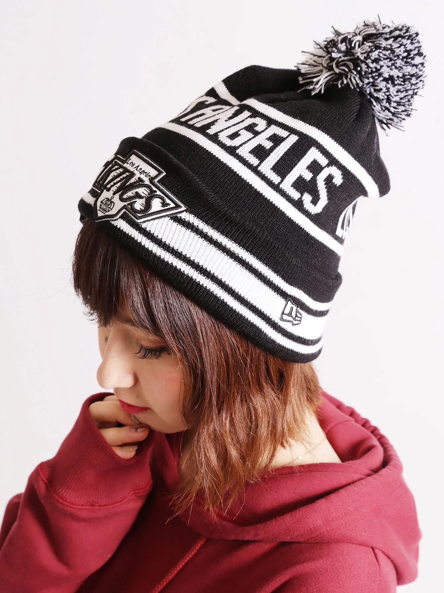NEW ERA|NY LOSKINニットキャップ