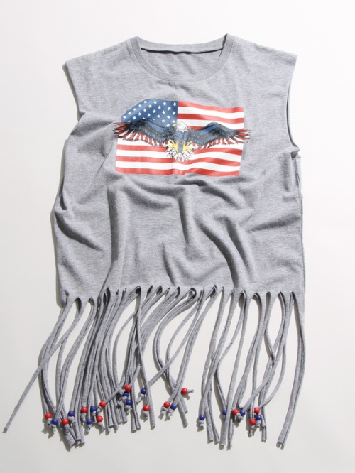 WEGO KAWI JAMELEフリンジタンクトップ ￥3,229