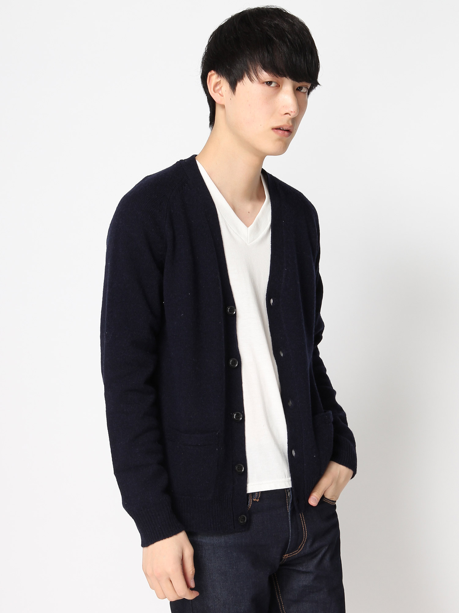 BASIC LAMBS CARDIGAN