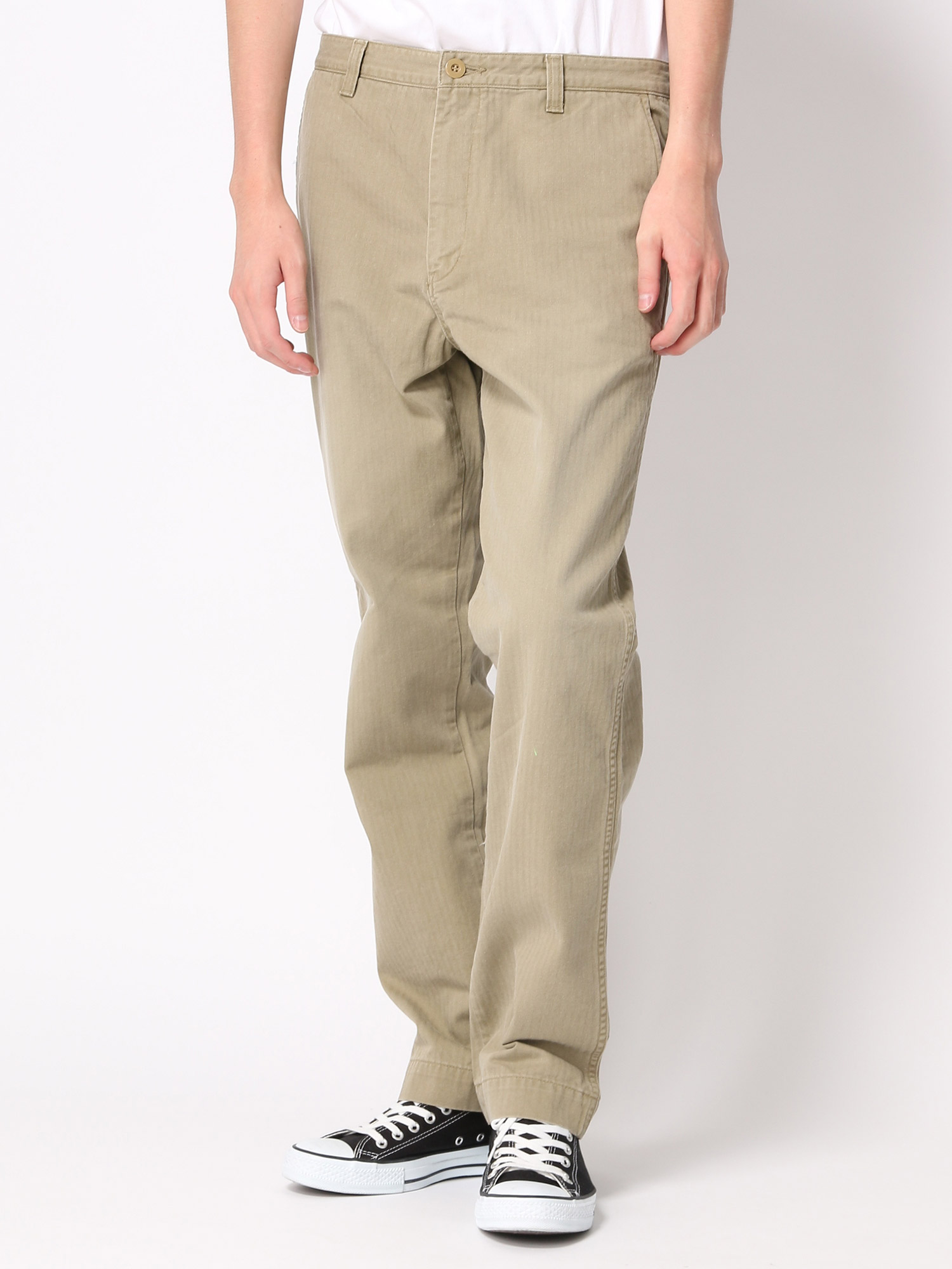 【JapanMade】40s FRENCH WORK TROUSERS-HERRING BONE-/フレンチワークトラウザー