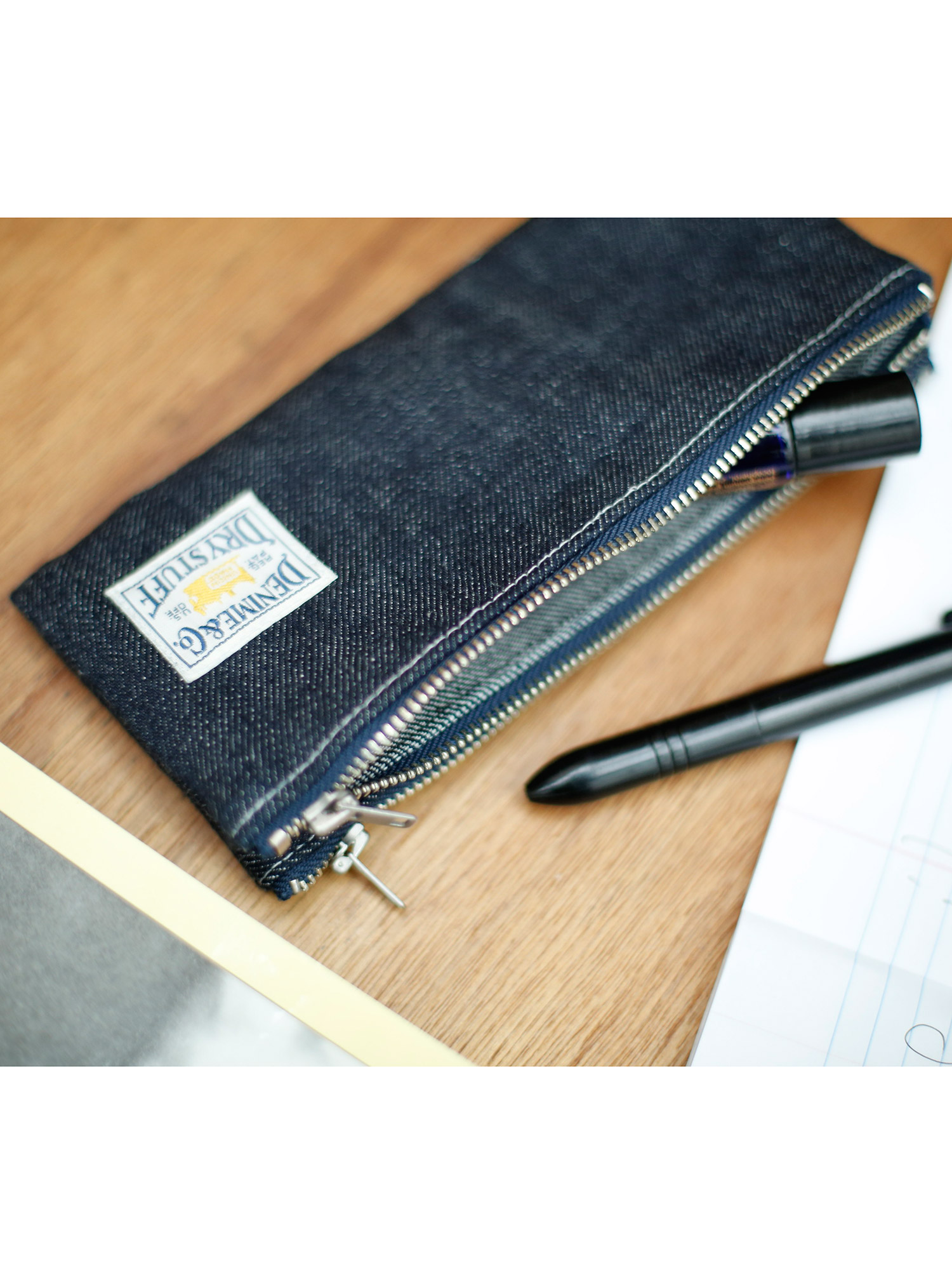 【JapanMade】DENIM UTILITY PEN CASE/デニムペンケース